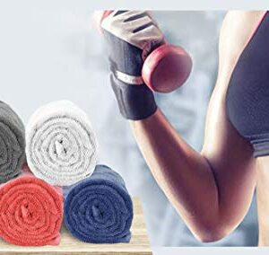 GLAMBURG 100% Cotton 6 Pack Bath Towel Set, Ultra Soft Bath Towels 22x44, Towels for Gym Yoga Pool Spa, Quick Drying & Highly Absorbent - Black