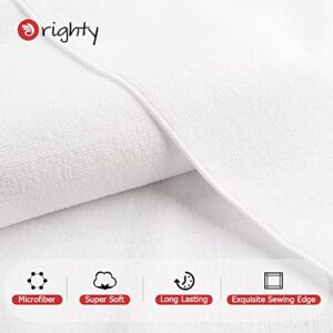 Orighty 12 Pack Premium Hand Towels Set - Quick Drying & Absorbent Microfiber Hand Towels for Bathroom 16x27 inches - Multi Purpose for Gym, Spa, Shower, Hotel & Bathroom (White)