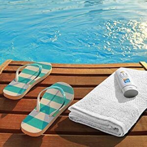 Zuperia Bath Towels 24 x 48 inches, Set of 6 - Ultra Soft 100% Combed Cotton White Towels, Highly Absorbent Daily Usage Bath Towel Set Ideal for Pool, Home, Gym, Spa, Hotel - (White)