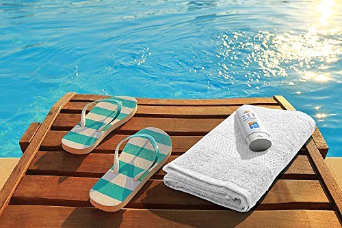 Zuperia Bath Towels 24 x 48 inches, Set of 6 - Ultra Soft 100% Combed Cotton White Towels, Highly Absorbent Daily Usage Bath Towel Set Ideal for Pool, Home, Gym, Spa, Hotel - (White)