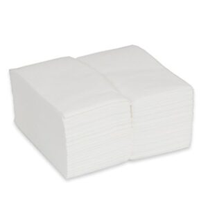 2dayShip Cloth-like Guest Towels 12 X 17 White Disposable Hand Napkins - 100 Pack