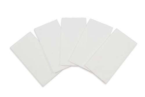 2dayShip Cloth-like Guest Towels 12 X 17 White Disposable Hand Napkins - 100 Pack