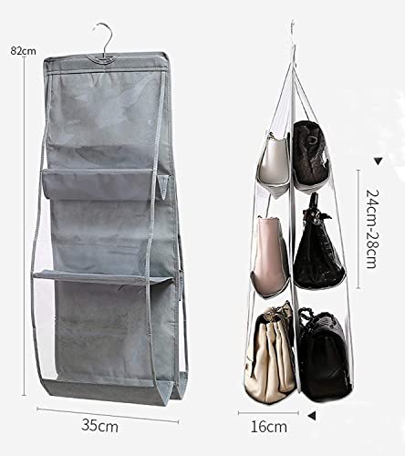 ST-BEST-P Handbag Storage Hanging Purse Organizer Bedroom Organization Dust-Proof Holder Bag for Wardrobe Closet
