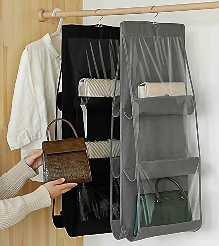 ST-BEST-P Handbag Storage Hanging Purse Organizer Bedroom Organization Dust-Proof Holder Bag for Wardrobe Closet