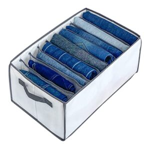 pengfull clothes organizer for folded clothes ,drawer organizers for clothing jeans,closer organizer for sweater,tshirts,pants,17.32×11.02×8.67in big 9 grid,oxford cloth edge reinforcement,stackable