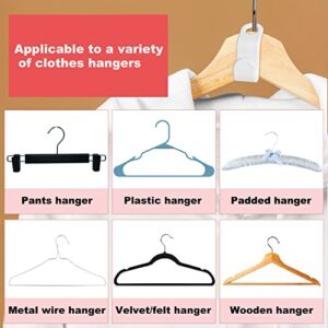 Mlurcu Hanger Hooks Clothes Hanger Connector Hooks 100Pcs Space Saving Hanger Hooks Heavy Duty Cascading Hanger Extender Hooks for Closet Organizer Magic Multipurpose Hanger Hooks for Closet Wardrobe