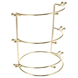 LUOZZY Three-Tier Bride Headband Storage and Display Stand Crown Storage Rack Home Supplies