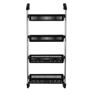 Organize It All Over The Door 4-Basket Hanging Storage Unit With Hooks