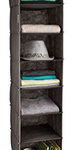 ClosetMaid 31454 8-Shelf Hanging Closet Organizer, Gray