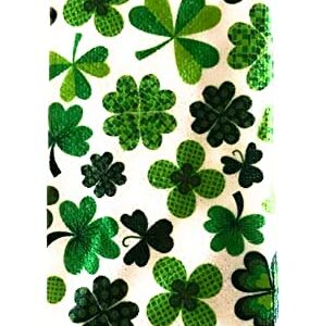 St. Patrick's Day Shamrock Kitchen Bathroom Hand Towels, Set of 2