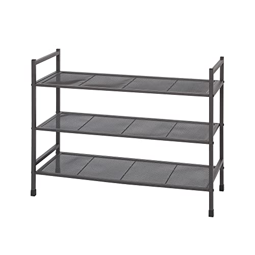 neatfreak! 3 Tier Stackable Metal Shoe Rack