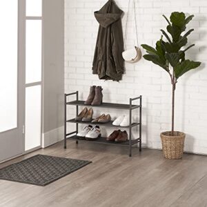 neatfreak! 3 Tier Stackable Metal Shoe Rack