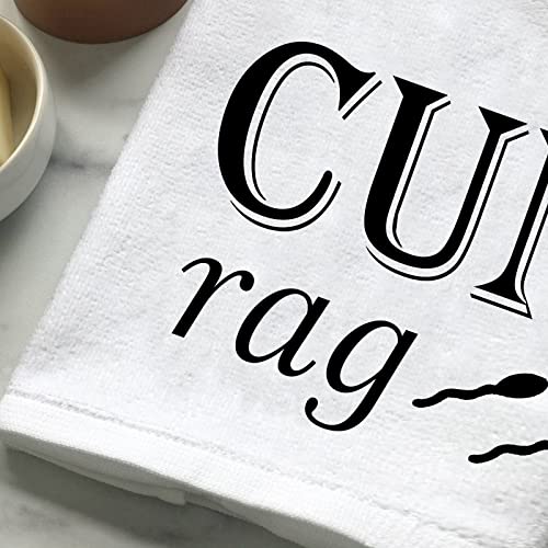 WCGXKO Cum Rag Vag Rag Naughty Funny Bathroom Towel for Boyfriend Huaband Adult Humor Gift (Cum -2)