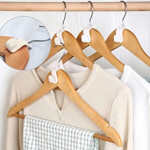 30PCS Clothes Hanger Connector Hooks, Hanger Extender Clips,Cascading Hanger Hooks,Used in Closet Hangers Space Saving and Organizer Closets