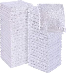 simpli-magic cotton set, towels , 12x12 white, 24 pack