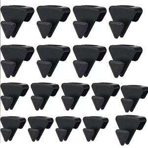 modern clothes hook - and durable design for easy organization (18 pcs, triangles)