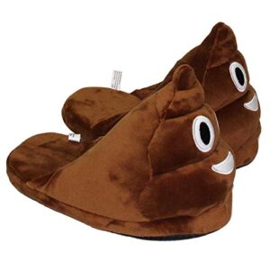 funny shoes, women plush slippers cartoon shit home warm home shoes eva soled flat cute indoor furry cotton slippers 7 unisex slippers