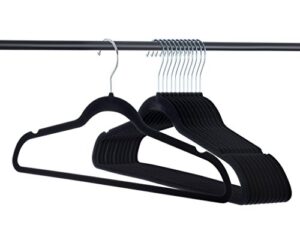 home-it premium velvet hangers heavy duty clothes hook swivel 360-ultra thin, 30 pack
