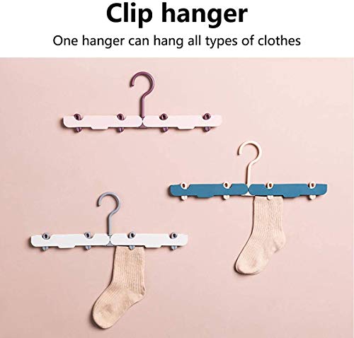 CHMHY 4 Pcs Portable Folding Travel Hangers,Outdoor Hangers, Travel Accessories Foldable Clothes Drying Rack for Travel,Folding Coat Hanger