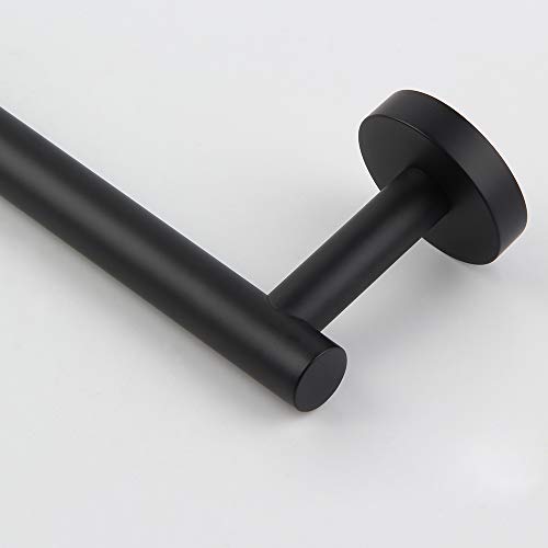 GERZWY Bathroom Towel Bar 24" Stainless Steel Towel Bar Matte Black Contemporary Style Wall Mount for Bath Kitchen AG1101C60-BK