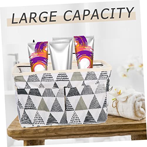 Toddmomy 1pc Door Hanging Storage Bag Hanging Storage Bags Hanging Closet Organizer Organizing Basket Cotton Linen Hanging Laundry Bag Child