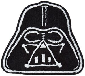 star wars saga vader shaped bath rug