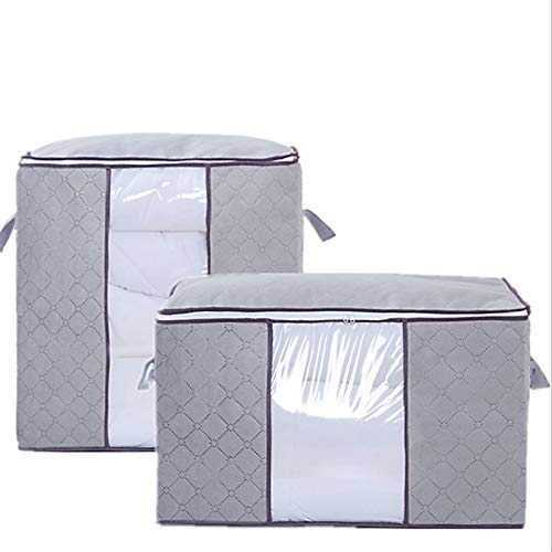 Clothes Storage Bag foldable Linen Zippered Storage Bag for Closet, Pillow, Clothes, Bag Storage Containers