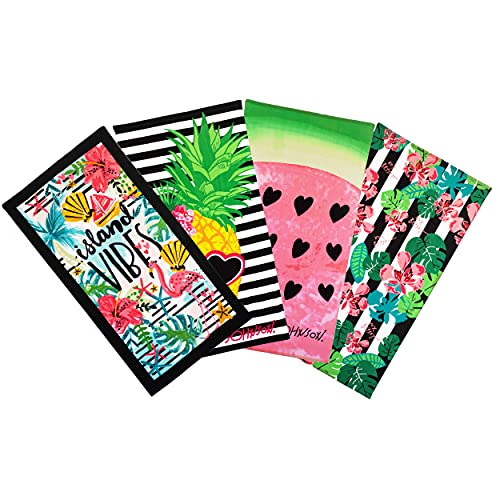 Betsey Johnson - Beach Towel Set, Highly Absorbent & Fade Resistant Beach Accessories, Ideal for Pool, Picnic, or Beach (Island Vibes & Chill Pineapple, 2 Piece)