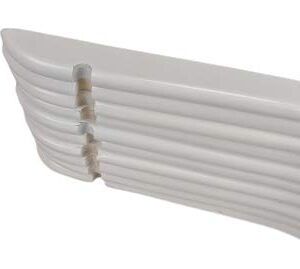 Pillowtex Wood Top Hangers - Set of 10 White Hangers