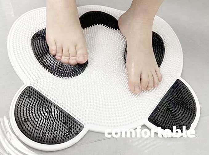 Panda Cleansing Anti-Itch Bath Mat, 2023 New Panda Clean Bath Mat, Silicone Bath Massage Cushion with Suction Cup (1pc)