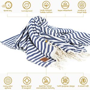 Gold CASE Turkish Beach Towel MYRA Series - Set of 5 - XXL Oversized 71x40 inches -100% Cotton Bath Towels - Super Soft - Quick Dry Lightweight Sand Free Turkish Towel (Black)