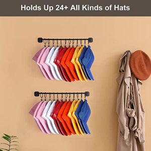 HYDERMUS Hat Rack for Wall