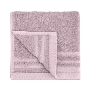 Amazon Basics Cosmetic Friendly Washcloths - 12-Pack, Lavender Bloom