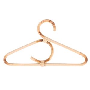 Zeafree Rattan Clothes Hanger Style Kids Garments Organizer Rack Children Hanger Kids Room Decoration Hanger for Clothes