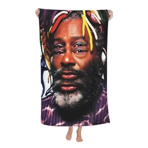 george clinton poster beach towel quick dry highly absorbent light weight super soft bath towel for unisex