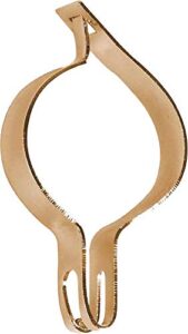 the great american hanger company anti-theft metal b-ring with brass finish, (box of 50) removable 1.5 inch security rings to hold nail hook hangers for existing installations and fixed bars