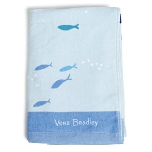 vera bradley women's beach towel, turtle dream, one size