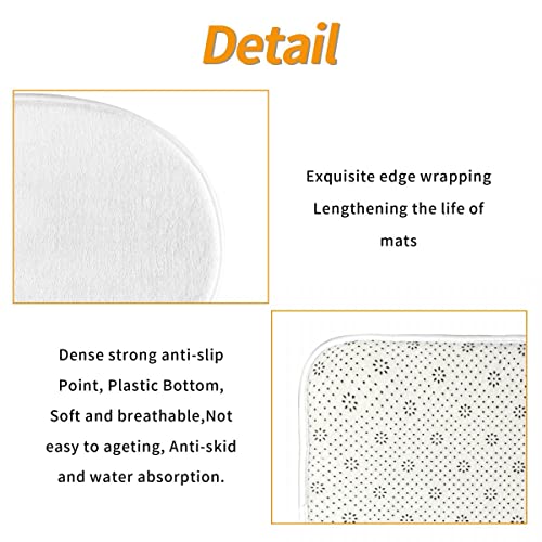 Dexsawoi 4-Piece Bible Verse Shower Curtain Set with Non-Slip Religious Carpet, Toilet lid, and Bath mat, with Inspiring Thoughts and Prayers. Bathroom Curtain with 12 Hooks 72 x 72 inches