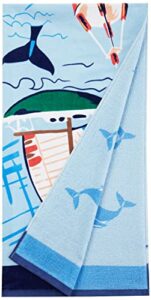 vera bradley women's double sided beach towel, really regatta, one size