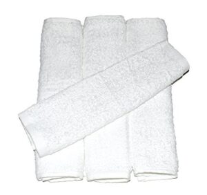 bc bare cotton 892-101-01 washcloth, set of 24, white