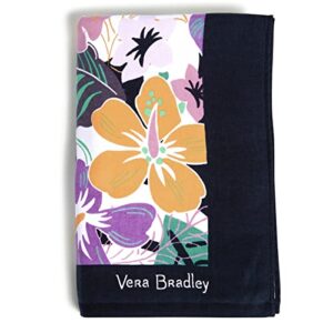 vera bradley women's oversized beach towel, island floral, one size
