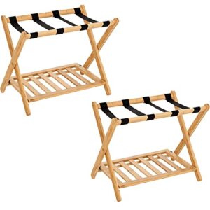 folding luggage racks with shelf for guest room 2-pack suitcase stand luggage racks for suitcases for bedroom luggage stand foldable pull up suitcase shelves luggage holders suitcase holder suitcase rack