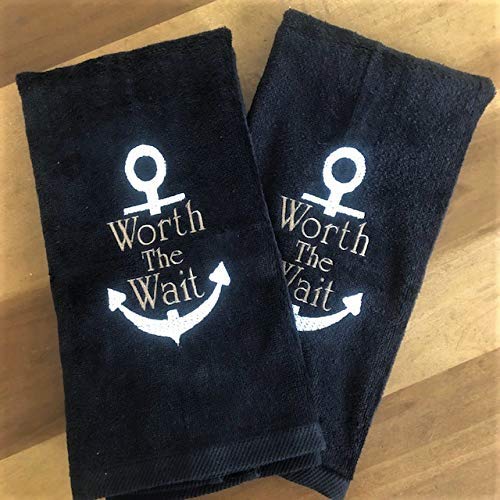 Personalized Nautical Hand Towel Set (2)