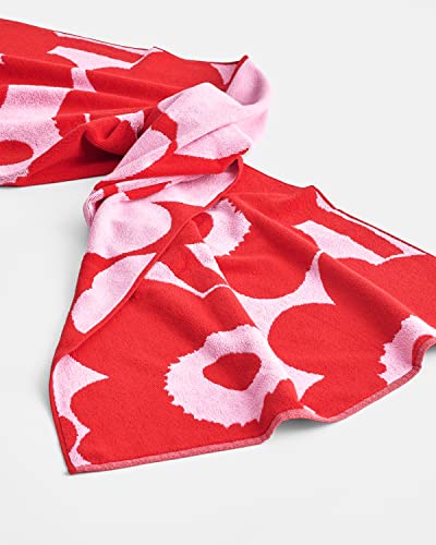 MARIMEKKO - Unikko Terry Cotton Hand Towel (Red Poppy)