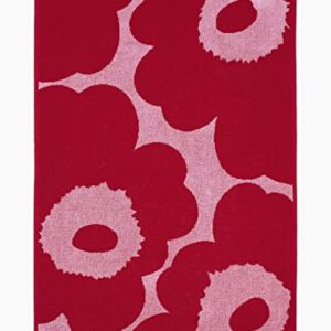 MARIMEKKO - Unikko Terry Cotton Hand Towel (Red Poppy)