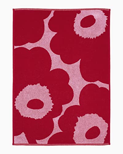 MARIMEKKO - Unikko Terry Cotton Hand Towel (Red Poppy)