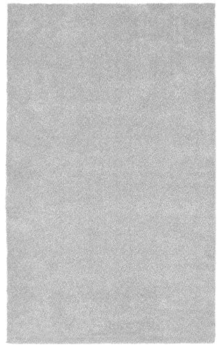 Garland Rug Carpet Bath Rug, 5-Feet by 8-Feet, Platinum Gray