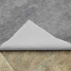 Garland Rug Carpet Bath Rug, 5-Feet by 8-Feet, Platinum Gray