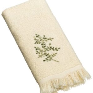 Avanti Linens Greenwood Fingertip Towel, Ivory