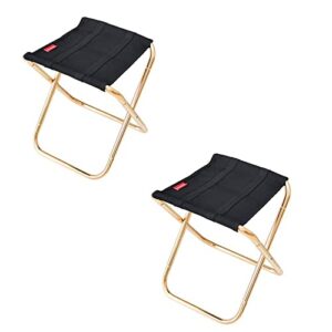 suitcase stand 2 pack - hotel/room foldable aluminum suitcase holder, portable luggage rack in pu leather, travel break folding stool, for home bedroom guest room hotel,25 * 23 * 27cm